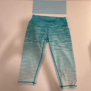 Kids Teal Ombre Leggings